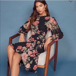 Reformation // Luanne Midi Dress, Floral Louise